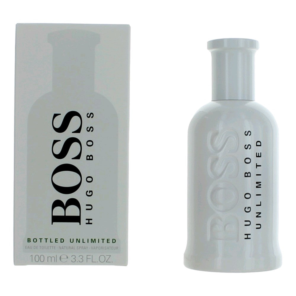 Hugo Boss Boss Bottled Unlimited Eau de Toilette Spray for Men 3.3 Fl Oz