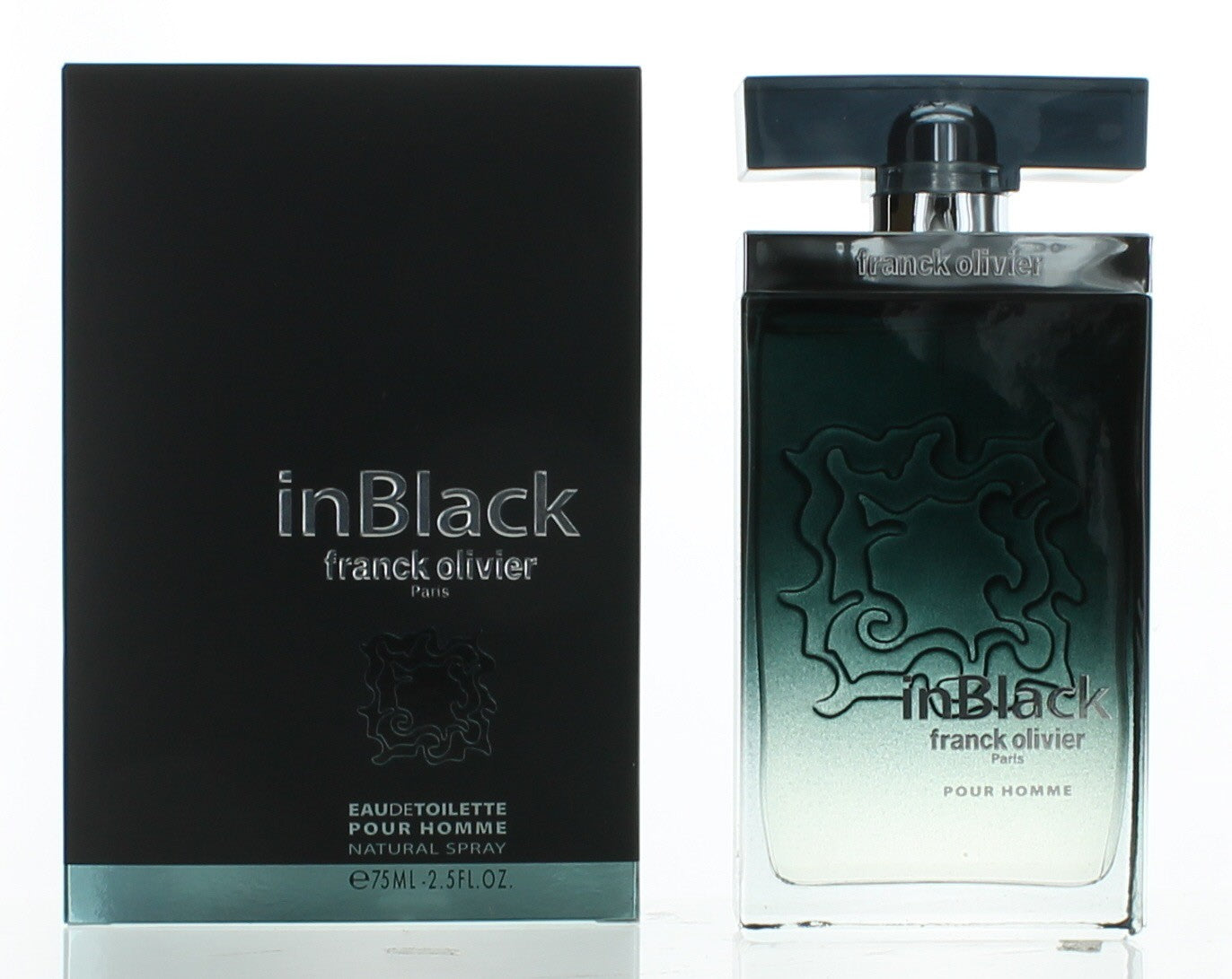 Franck Olivier In Black Eau de Toilette Spray for Men 2.5 Fl Oz