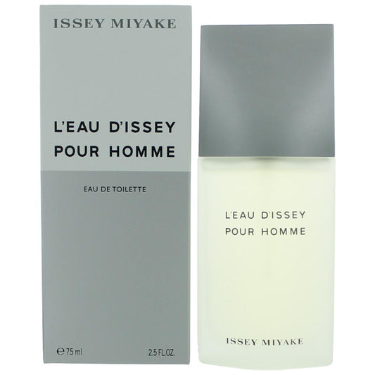 Issey Miyake L'eau D'Issey Pour Homme Eau de Toilette Spray for Men 2.5 Fl Oz