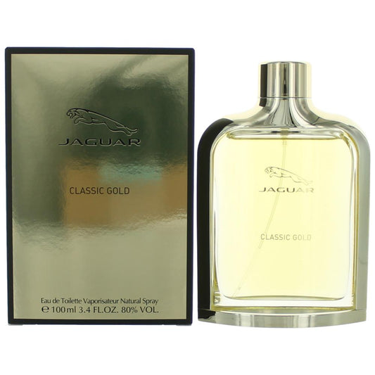 Jaguar Jaguar Classic Gold Eau de Toilette Spray for Men 3.4 Fl Oz