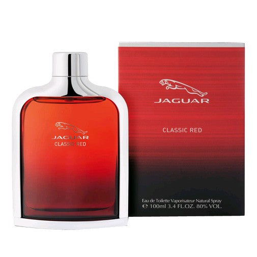 Jaguar Jaguar Classic Red Eau de Toilette Spray for Men 3.4 Fl Oz