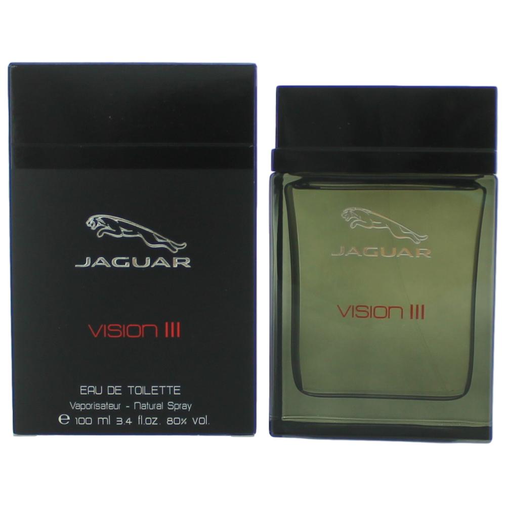 Jaguar Jaguar Vision III Eau de Toilette Spray for Men 3.4 Fl Oz