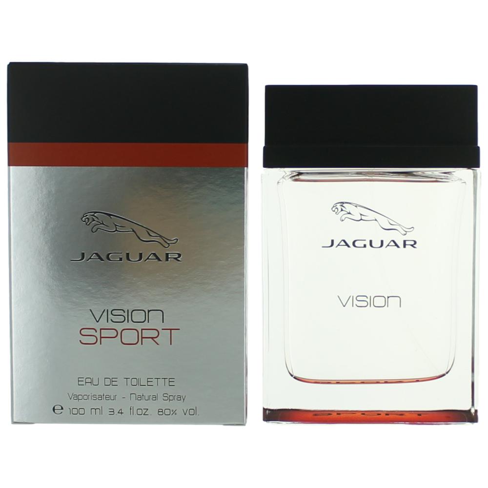 Jaguar Jaguar Vision Sport Eau de Toilette Spray for Men 3.4 Fl Oz