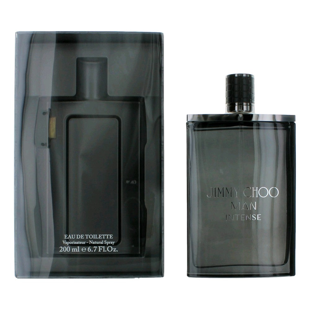 Jimmy Choo Jimmy Choo Man Intense Eau de Toilette Spray for Men 6.7 Fl Oz