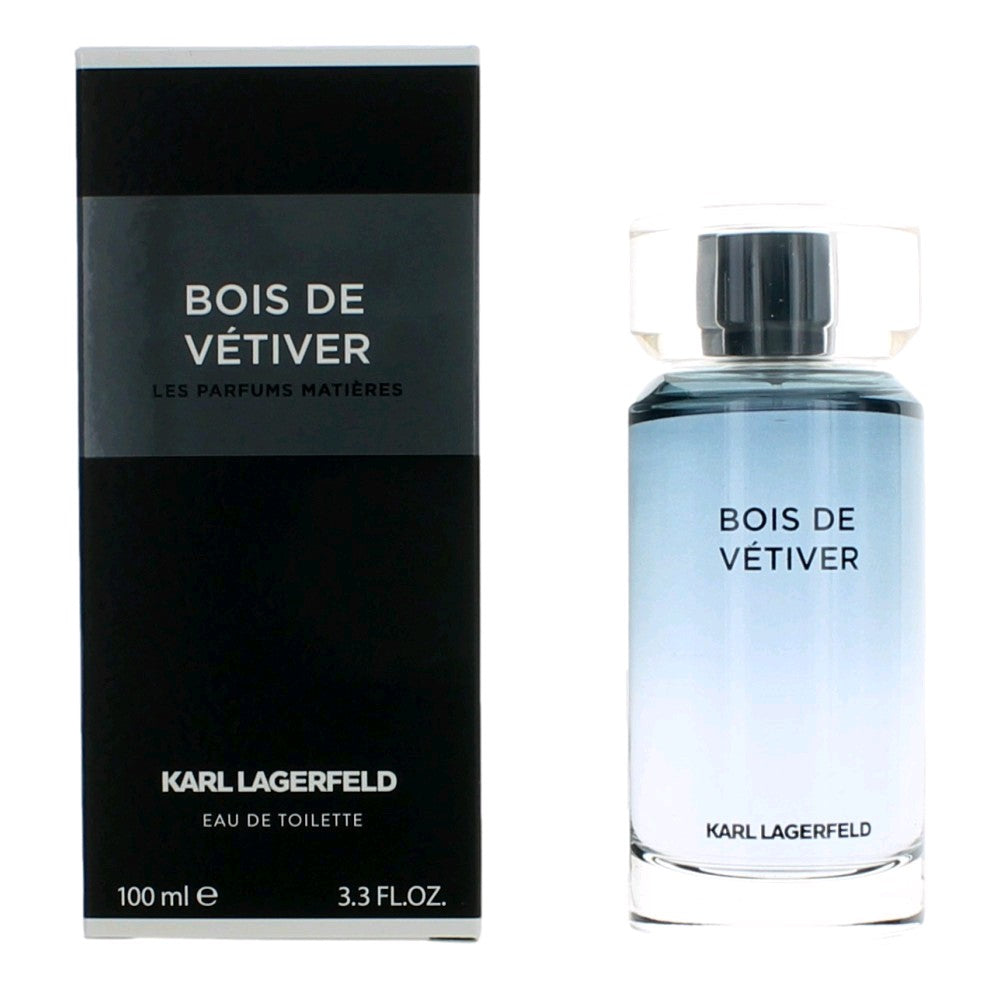 Karl Lagerfeld Bois De Vetiver Eau de Toilette Spray for Men 3.3 Fl Oz