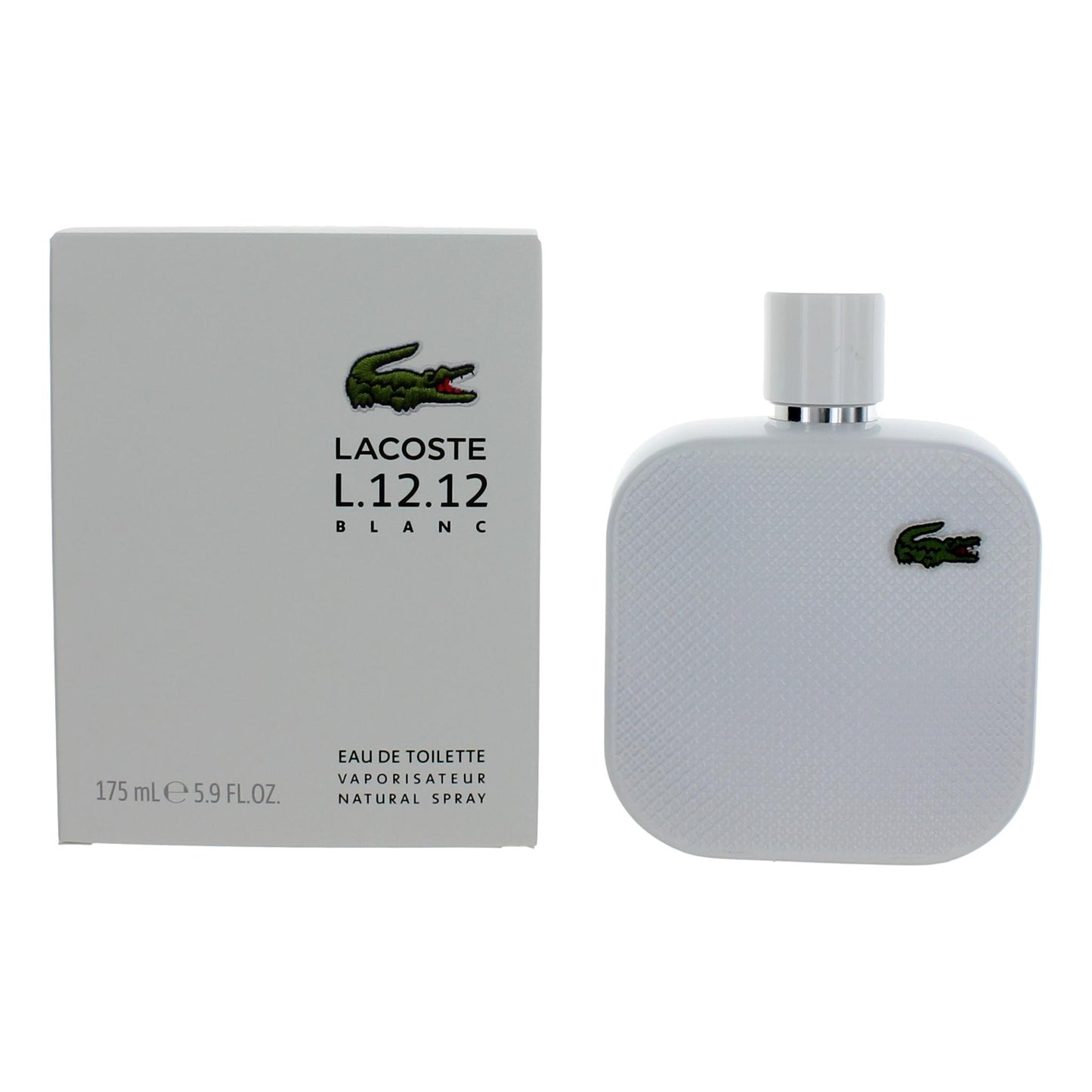 Lacoste Lacoste L.12.12 White Blanc Eau de Toilette Spray for Men 5.9 Fl Oz