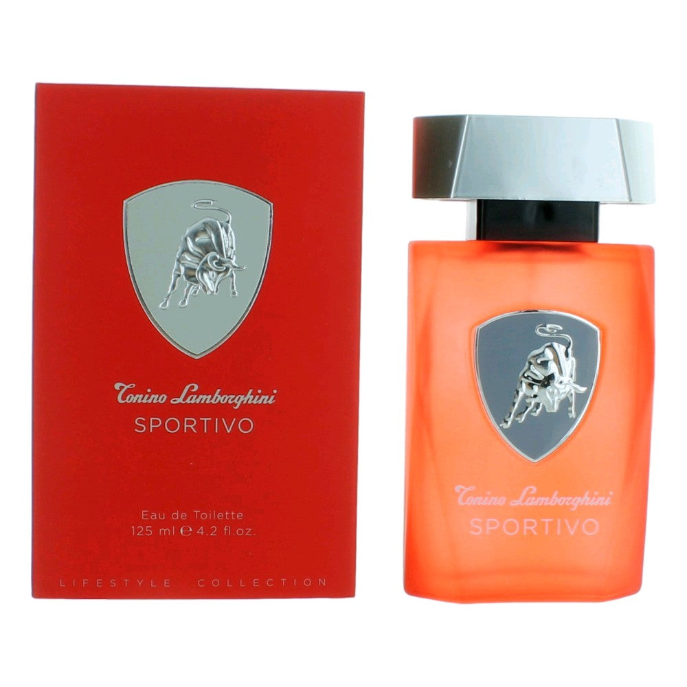 Tonino Lamborghini Sportivo Eau de Toilette Spray for Men 4.2 Fl Oz