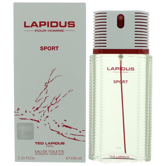 Ted Lapidus Lapidus Pour Homme Sport Eau de Toilette Spray for Men 3.3 Fl Oz