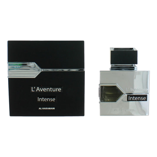 Al Haramain L'Aventure Intense Eau de Parfum Spray for Men 3.4 Fl Oz