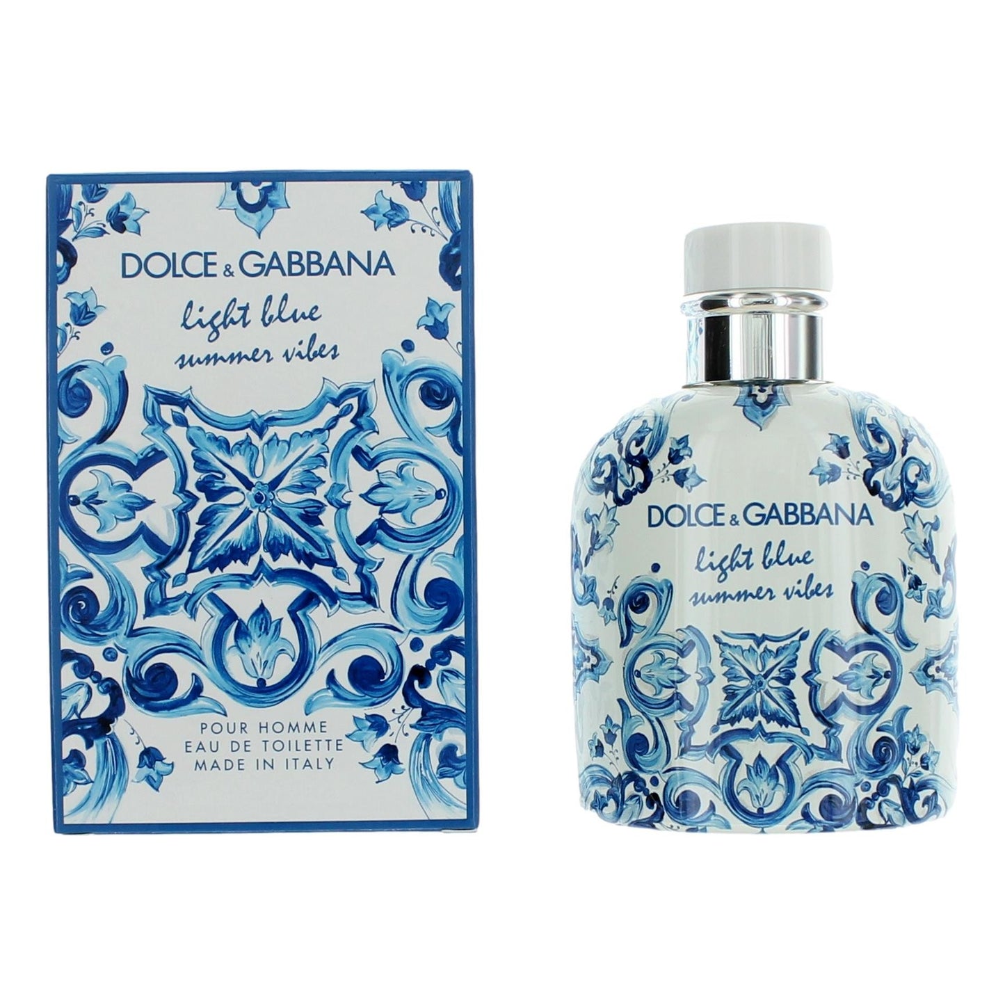 Dolce & Gabbana Light Blue Summer Vibes Eau de Toilette Spray for Men 4.2 Fl Oz