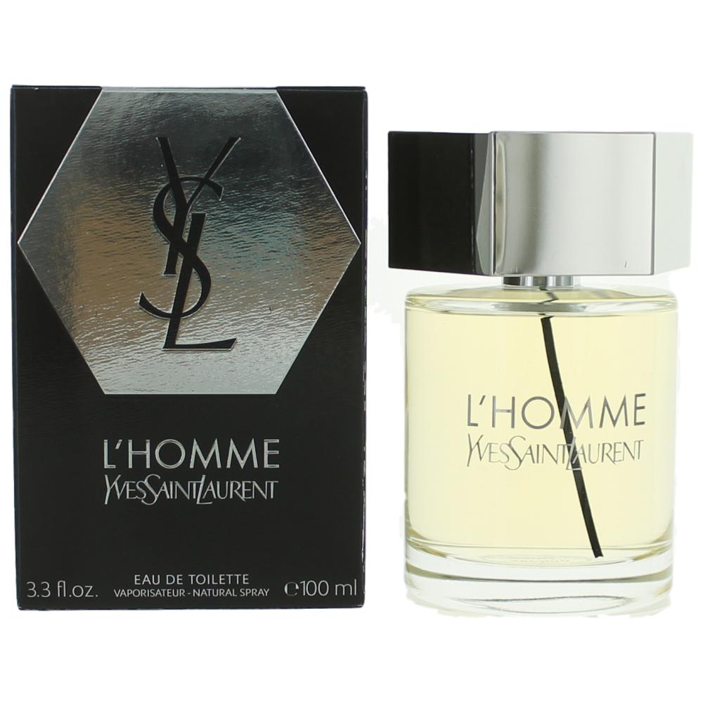 Yves Saint Laurent L'Homme Eau de Toilette Spray for Men 3.3 Fl Oz