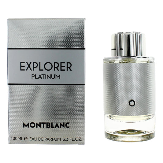 Mont Blanc Explorer Platinum Eau de Parfum Spray for Men 3.3 Fl Oz