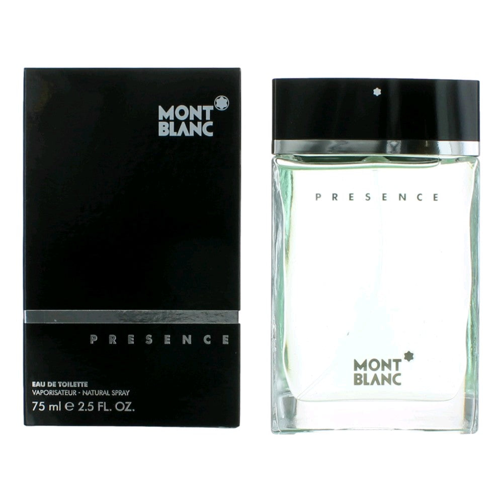 Mont Blanc Mont Blanc Presence Eau de Toilette Spray for Men 2.5 Fl Oz