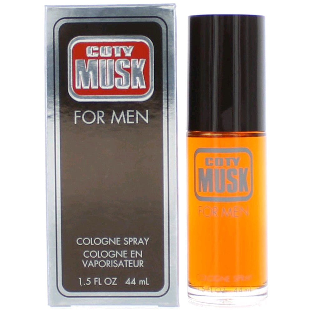 Coty Musk Eau de Cologne Spray for Men 1.5 Fl Oz