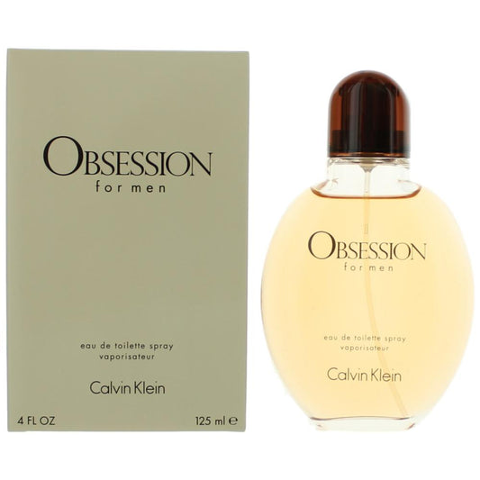 Calvin Klein Obsession Eau de Toilette Spray for Men 4 Fl Oz