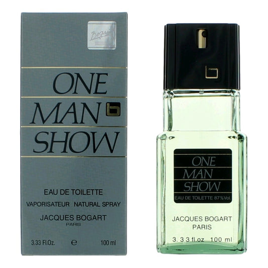 Jacques Bogart One Man Show Eau de Toilette Spray for Men 3.4 Fl Oz