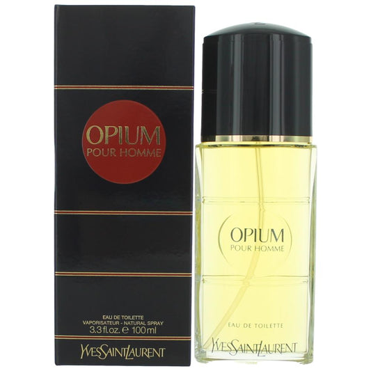 Opium Pour Homme by Yves Saint Laurent, 3.3 oz EDT Spray for Men