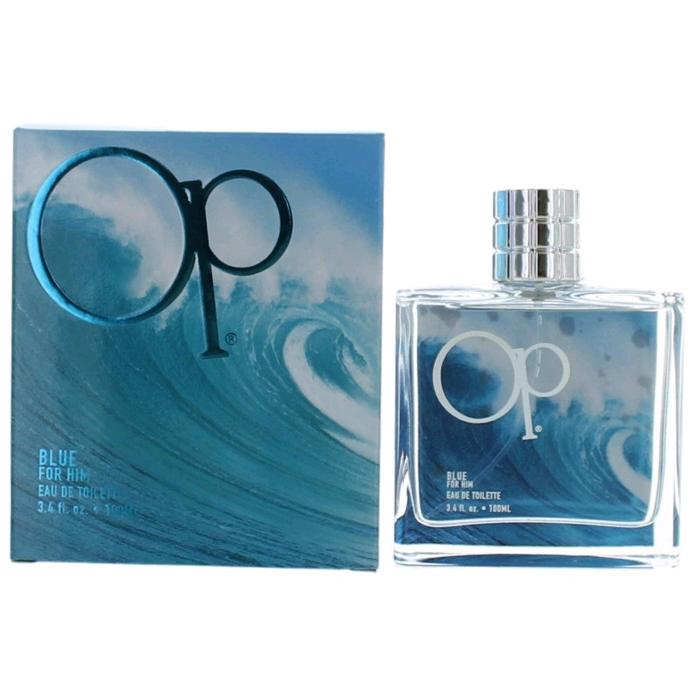 Ocean Pacific OP Blue For Him Eau de Toilette Spray for Men 3.4 Fl Oz