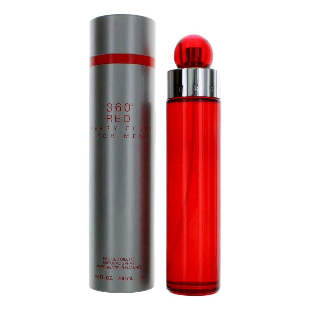 Perfumer's Workshop Perry Ellis 360 Red Eau de Toilette Spray for Men 6.8 Fl Oz