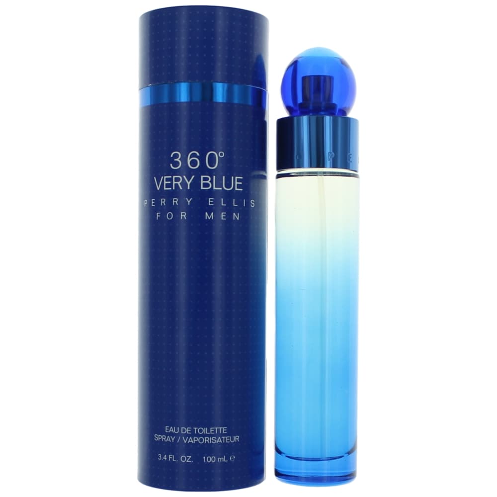 Perry Ellis Perry Ellis 360 Very Blue Eau de Toilette Spray for Men 3.4 Fl Oz