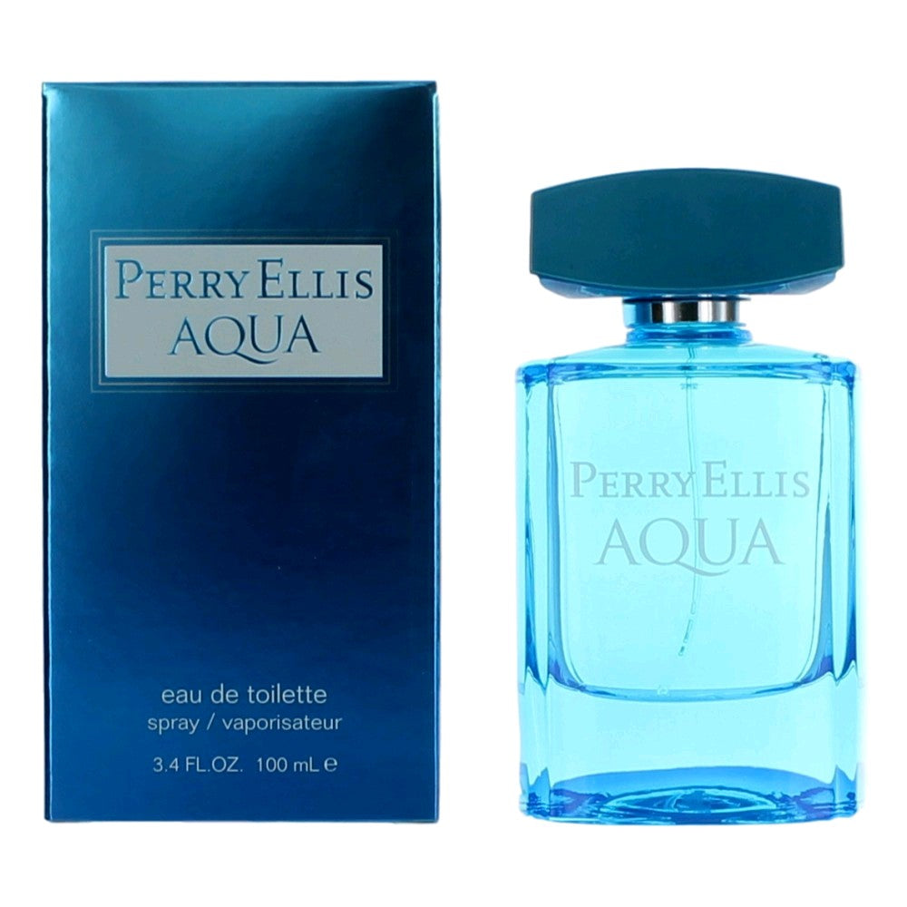 Perry Ellis Perry Ellis Aqua Eau de Toilette Spray for Men 3.4 Fl Oz