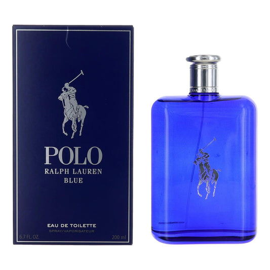 Ralph Lauren Polo Blue Eau de Toilette Spray for Men 6.7 Fl Oz