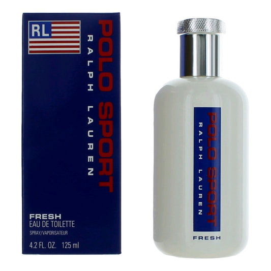 Ralph Lauren Polo Sport Fresh Eau de Toilette Spray for Men 4.2 Fl Oz