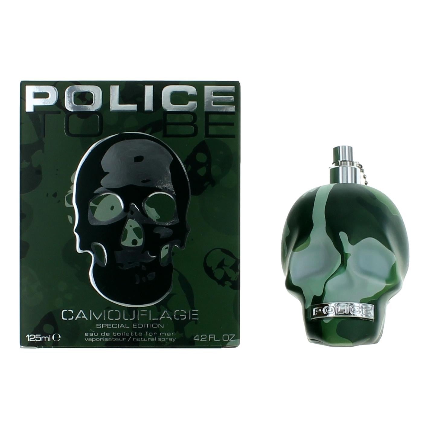 Police Police To Be Camouflage Eau de Toilette Spray for Men 4.2 Fl Oz