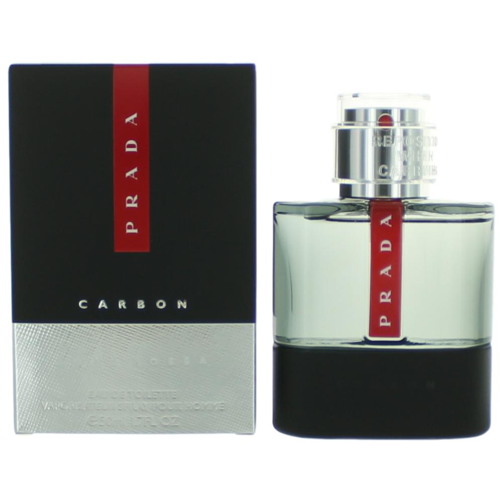 Prada Prada Luna Rossa Carbon Eau de Toilette Spray for Men 1.7 Fl Oz