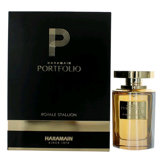 Al Haramain Portfolio Royale Stallion Eau de Parfum Spray for Unisex 2.5 Fl Oz