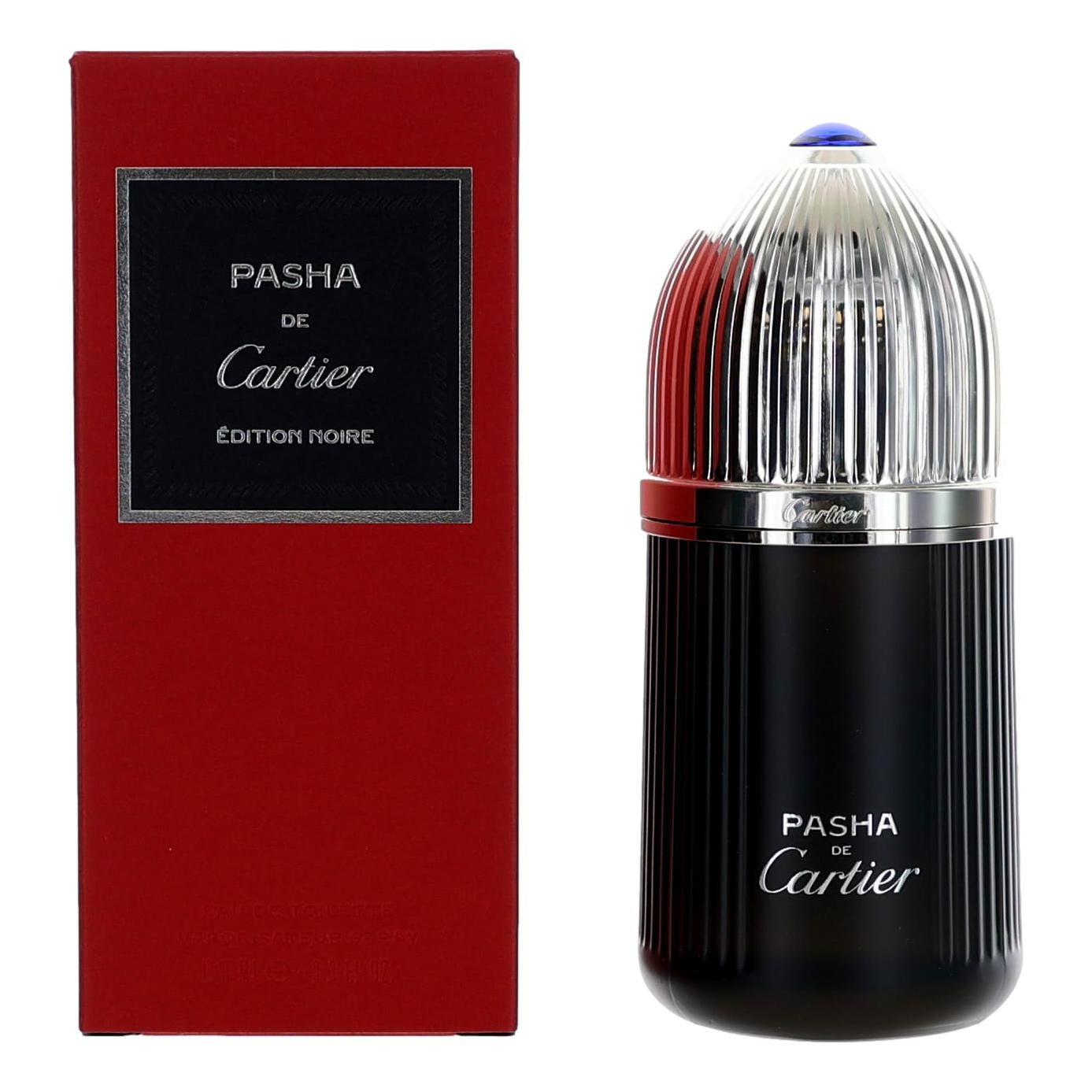 Pasha de Cartier Edition Noire by Cartier, 3.3 oz EDT Spray for Men