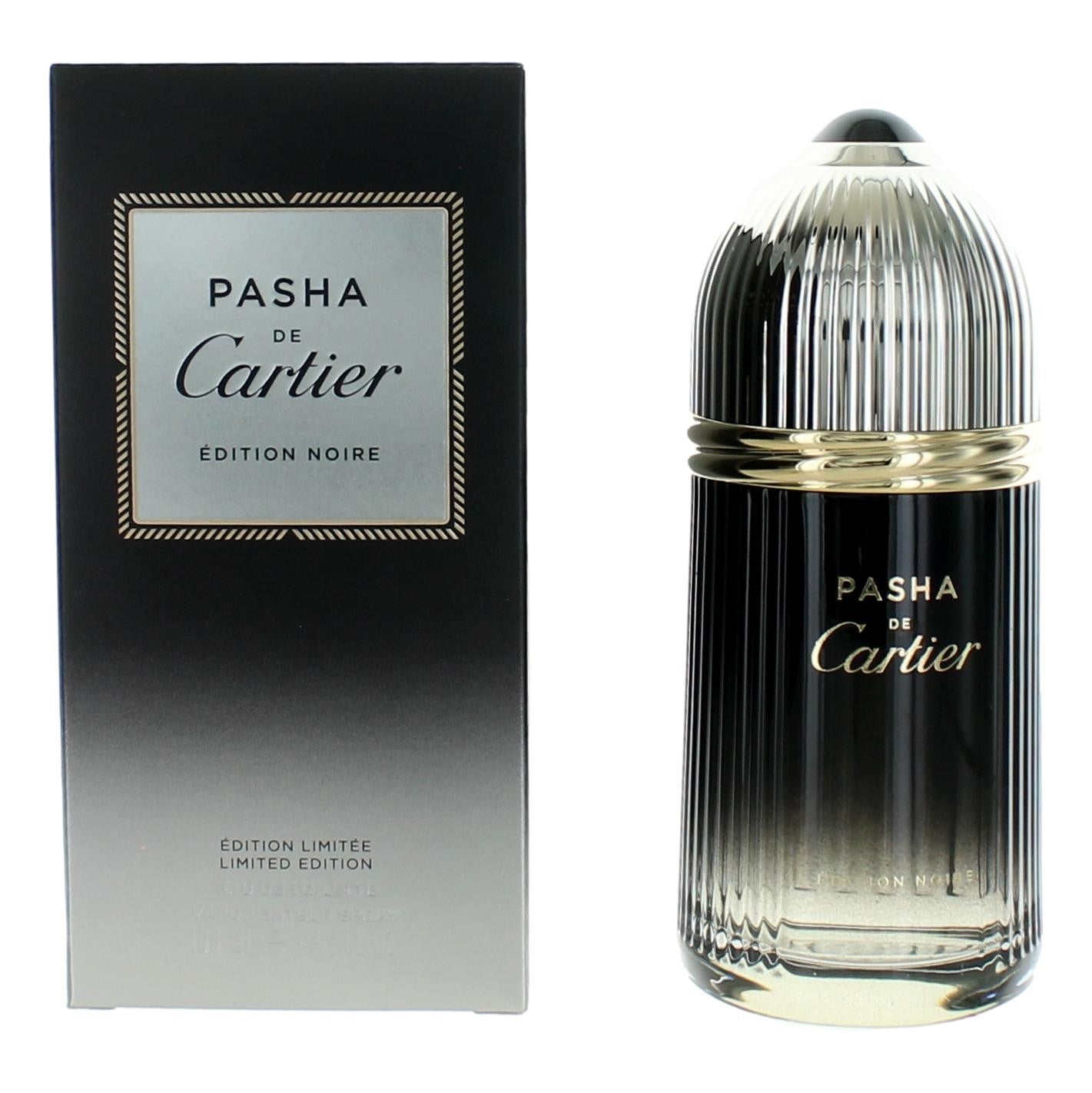 Cartier Pasha de Cartier Edition Noire Eau de Toilette Spray for Men 3.3 Fl Oz