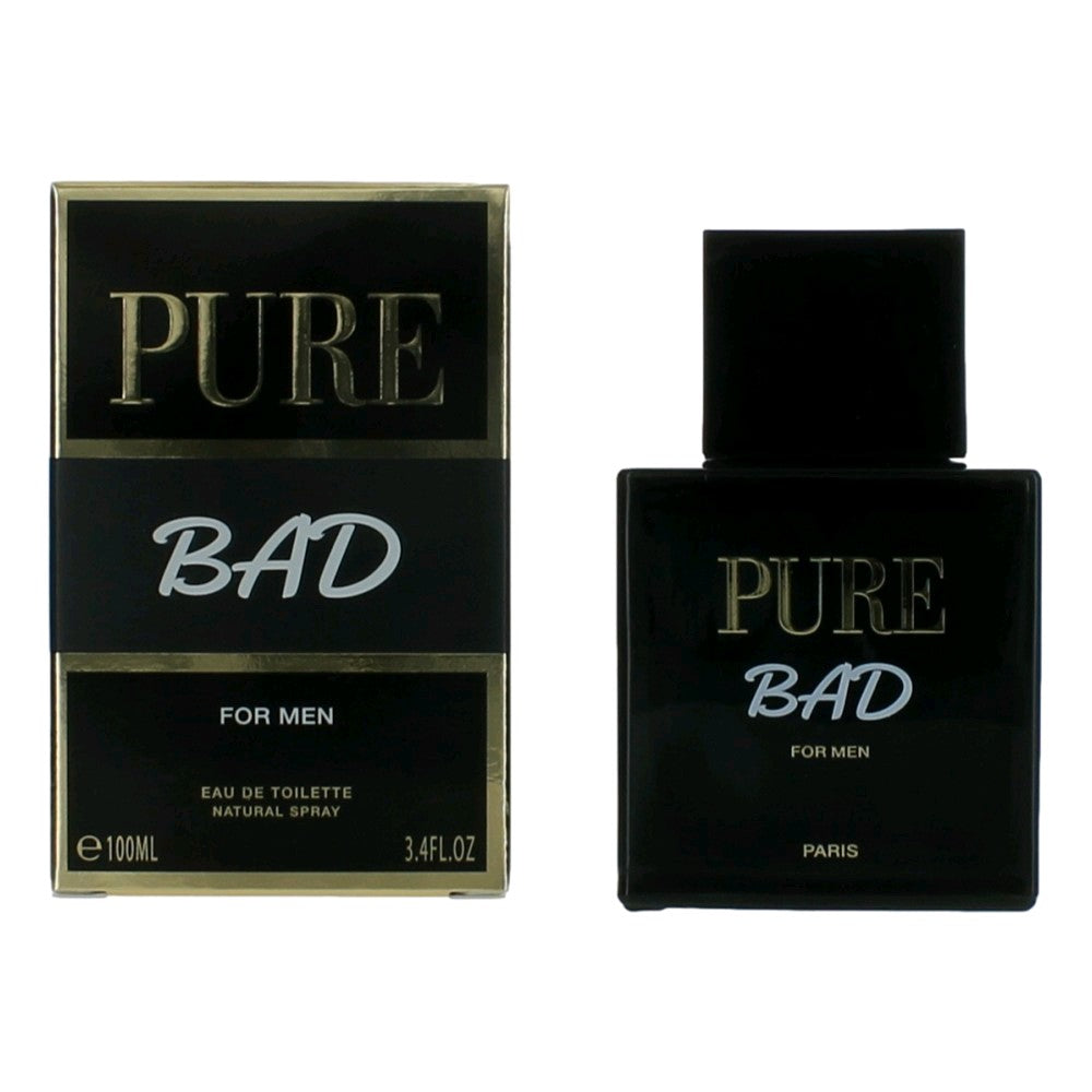 Karen Low Pure Bad Eau de Toilette Spray for Men 3.4 Fl Oz