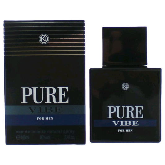 Karen Low Pure Vibe Eau de Toilette Spray for Men 3.4 Fl Oz