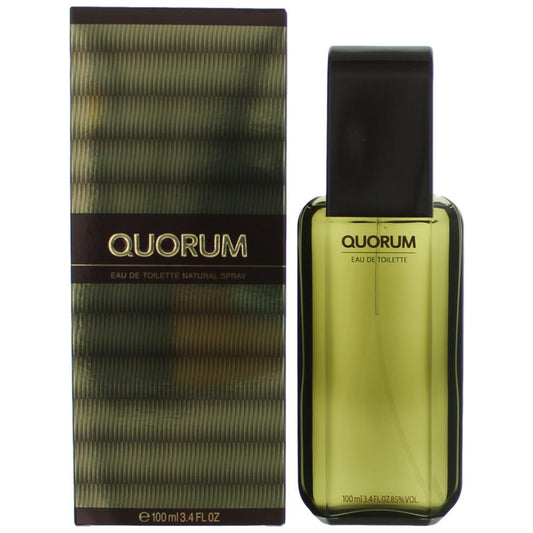 Puig Quorum Eau de Toilette Spray for Men 3.4 Fl Oz