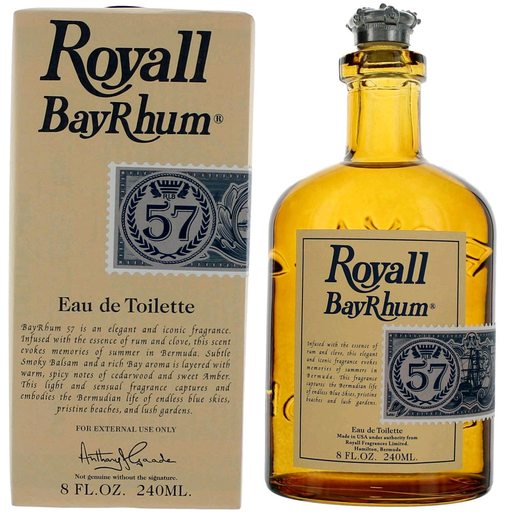 Royall Fragrances Royall BayRhum 57 Eau de Toilette Spray for Men 8 Fl Oz