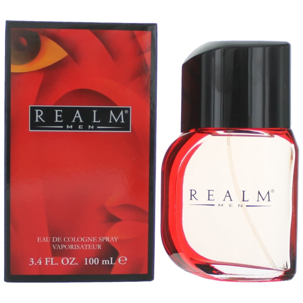 Erox Realm Eau de Cologne Spray for Men 3.4 Fl Oz