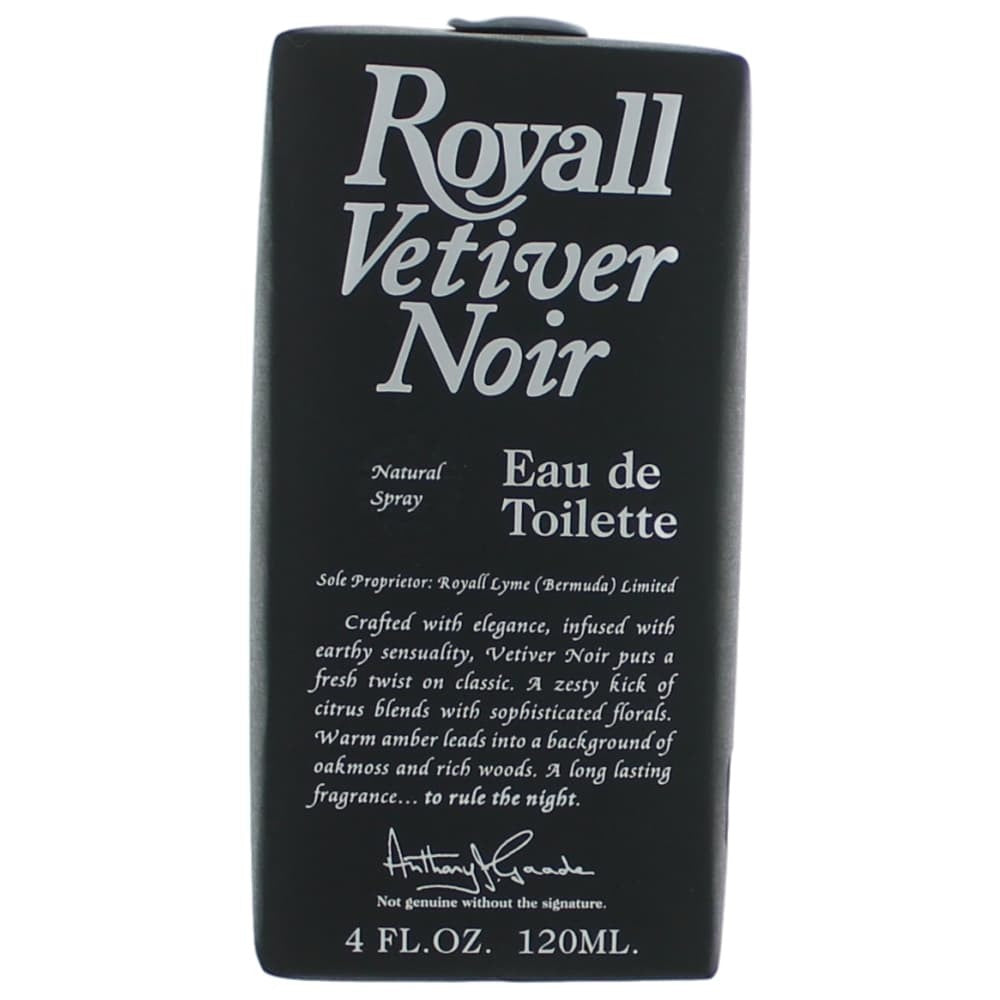 Royall Fragrances Royall Vetiver Noir Eau de Toilette Spray for Men 4 Fl Oz