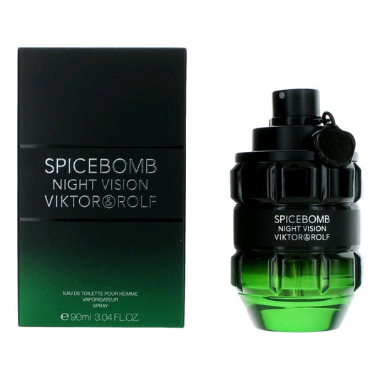 Viktor & Rolf Spicebomb Night Vision Eau de Toilette Spray for Men 3 Fl Oz