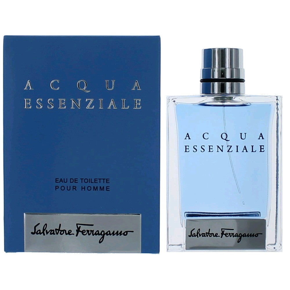 Salvatore Ferragamo Acqua Essenziale Eau de Toilette Spray for Men 3.4 Fl Oz