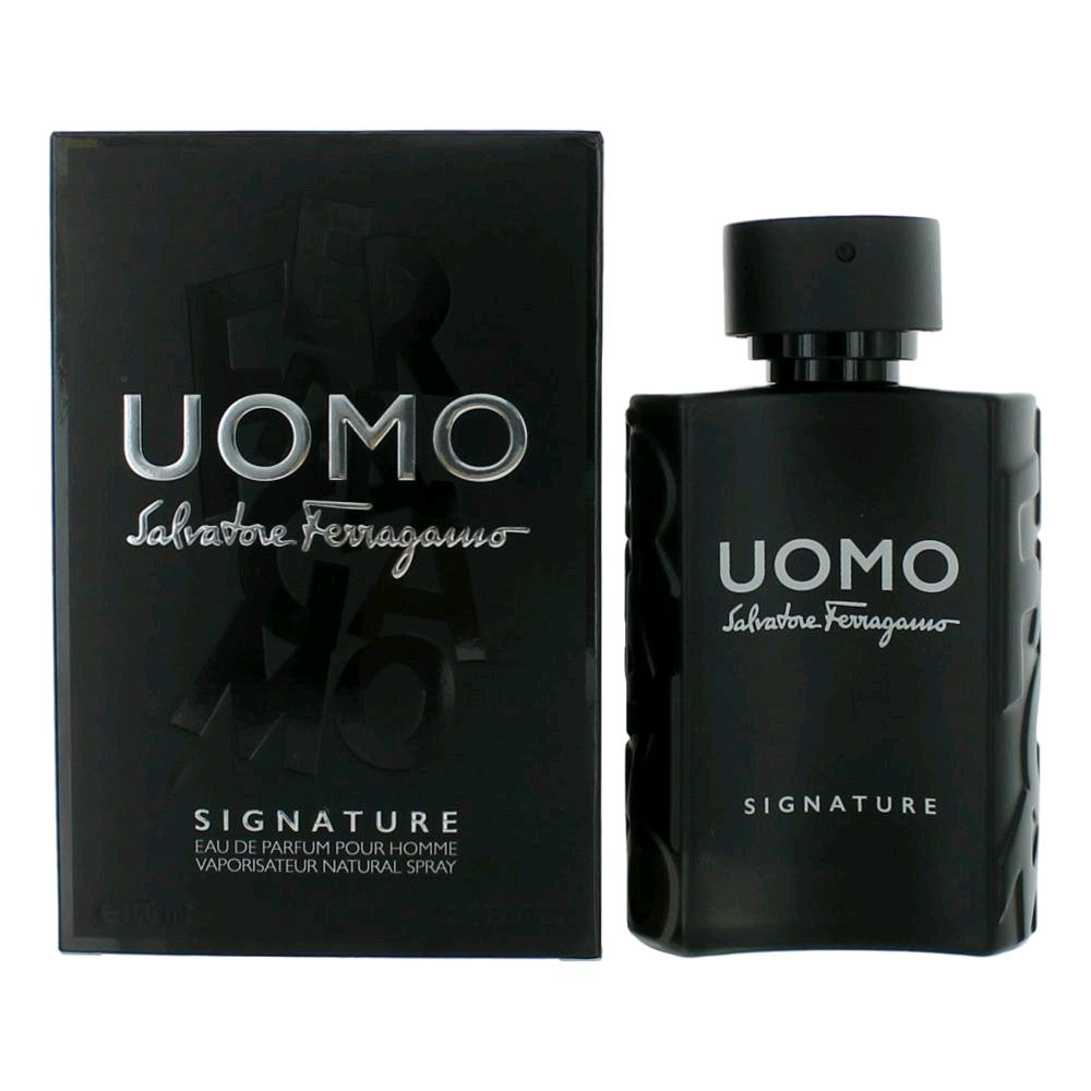 Salvatore Ferragamo Uomo Signature Eau de Parfum Spray for Men 3.4 Fl Oz