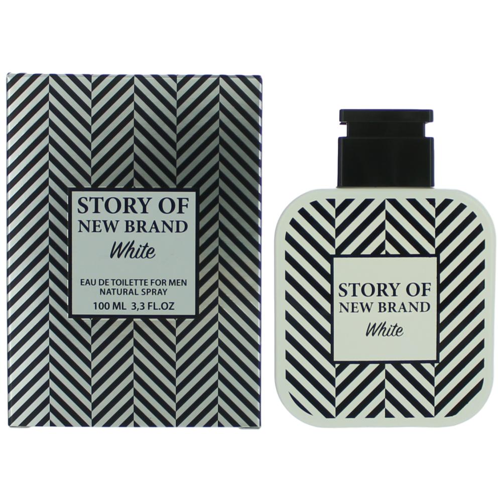 New Brand Story of New Brand White Eau de Toilette Spray for Men 3.3 Fl Oz