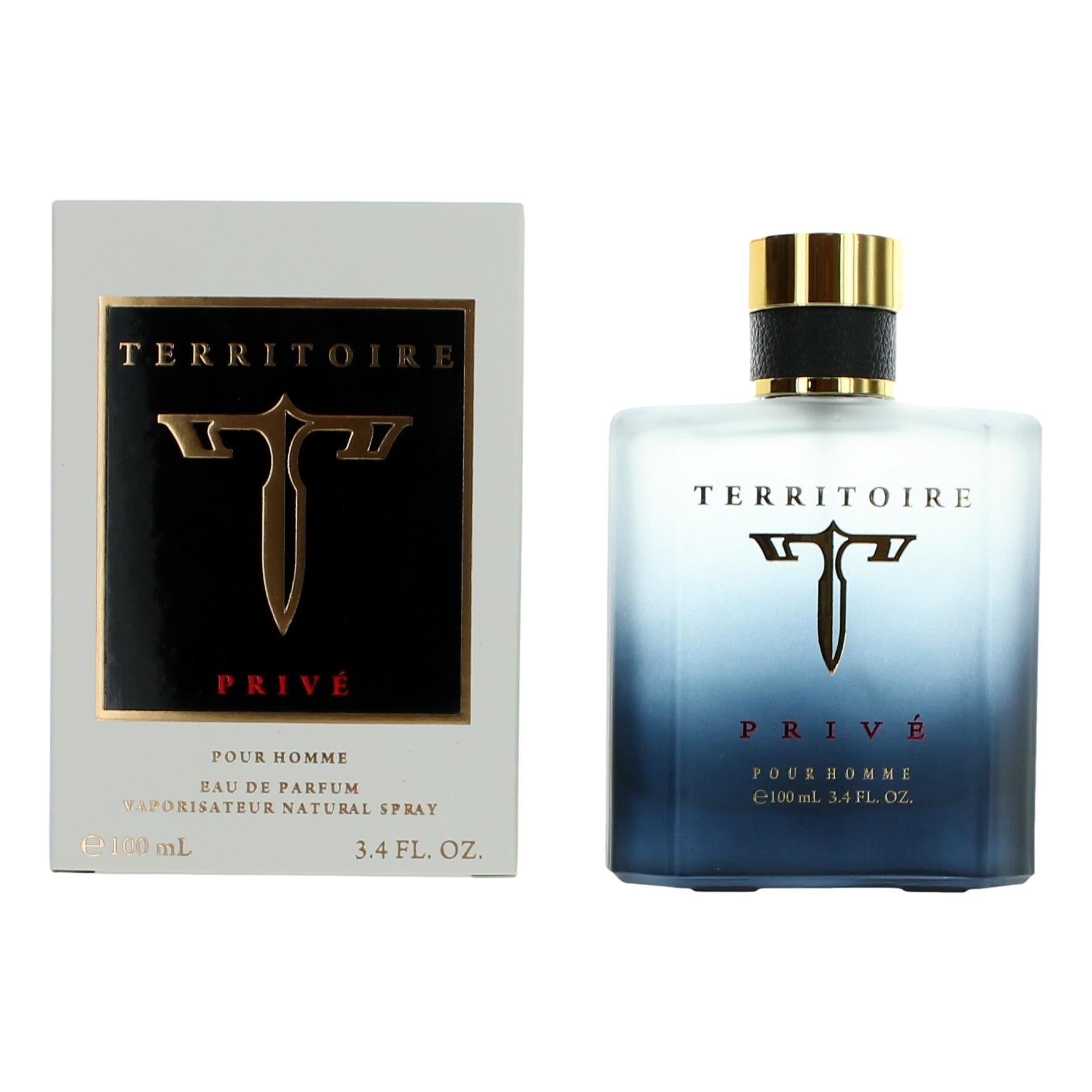 Yzy Territoire Prive Eau de Parfum Spray for Men 3.4 Fl Oz