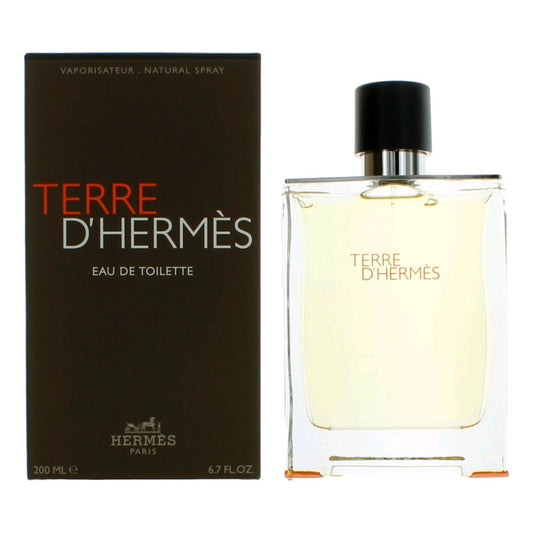 Hermes Terre D'Hermes Eau de Toilette Spray for Men 6.7 Fl Oz