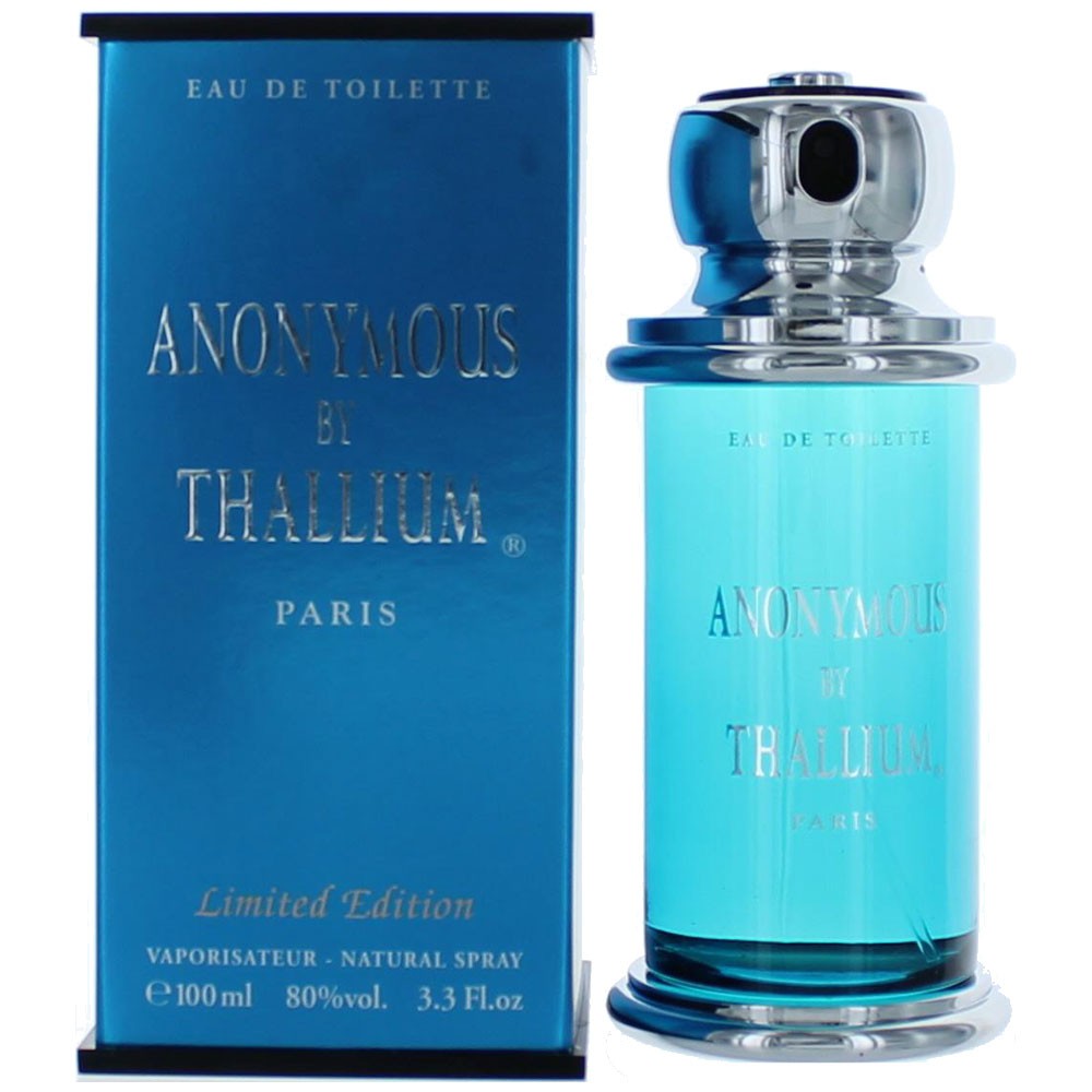 Jacques Evard Anonymous Eau de Toilette Spray for Men 3.3 Fl Oz