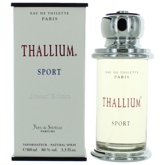 Jacques Evard Thallium Sport Eau de Toilette Spray for Men 3.3 Fl Oz