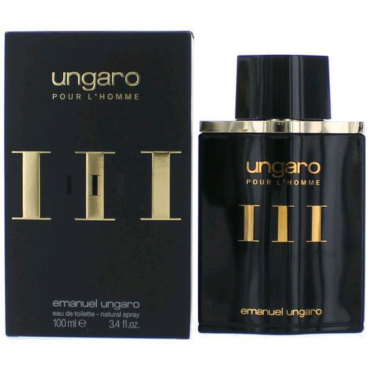 Ungaro Ungaro Pour L'Homme III Eau de Toilette Spray for Men 3.4 Fl Oz