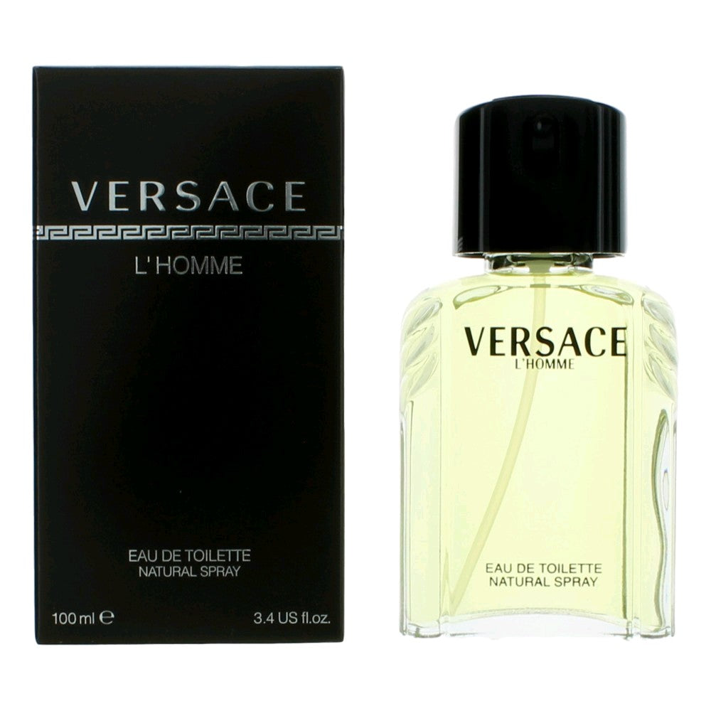 Versace Versace L'Homme Eau de Toilette Spray for Men 3.3 Fl Oz