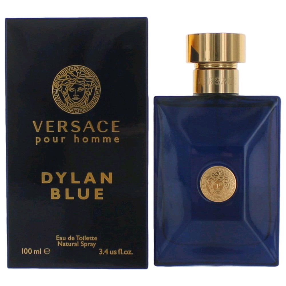 Versace Versace Pour Homme Dylan Blue Eau de Toilette Spray for Men 3.4 Fl Oz