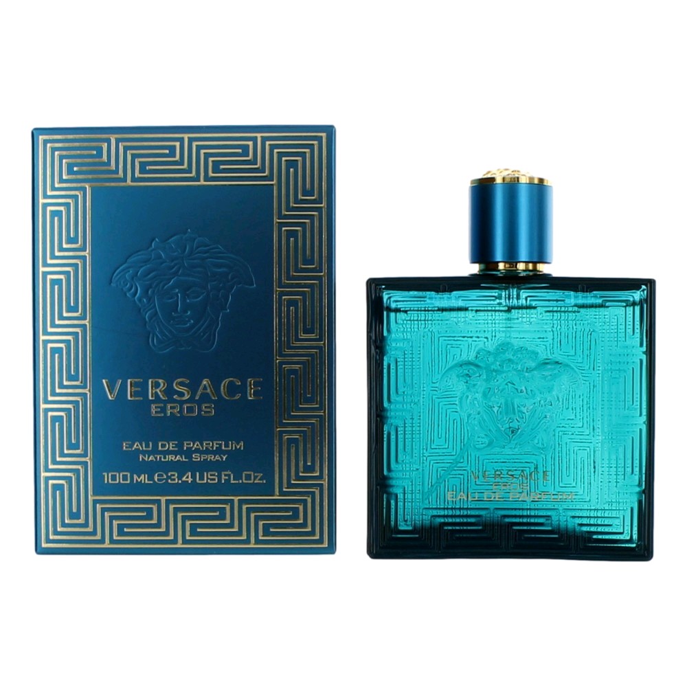 Versace Eros Eau de Parfum Spray for Men 3.4 Fl Oz